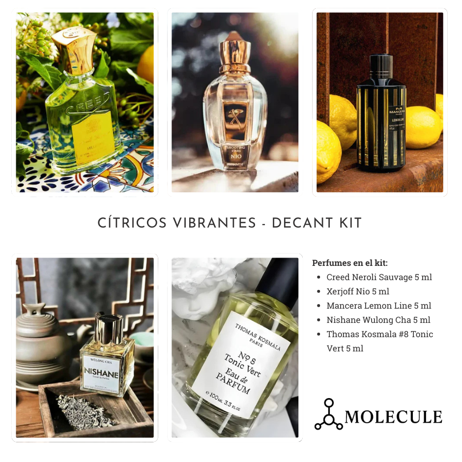 Cítricos Vibrantes decant kit