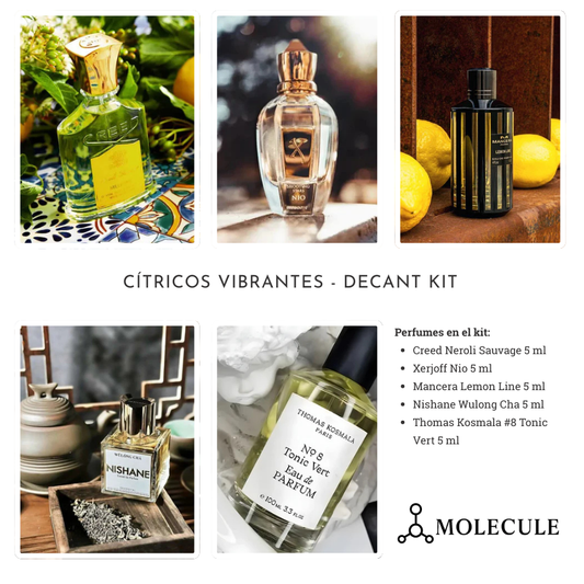 Cítricos Vibrantes decant kit